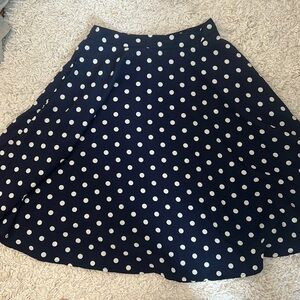 Polka dot midi skirt. Worn only once!!!